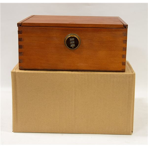 2 NEW WOODEN STASH LOCK BOXES