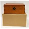 Image 1 : 2 NEW WOODEN STASH LOCK BOXES