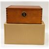 2 NEW WOODEN STASH LOCK BOXES