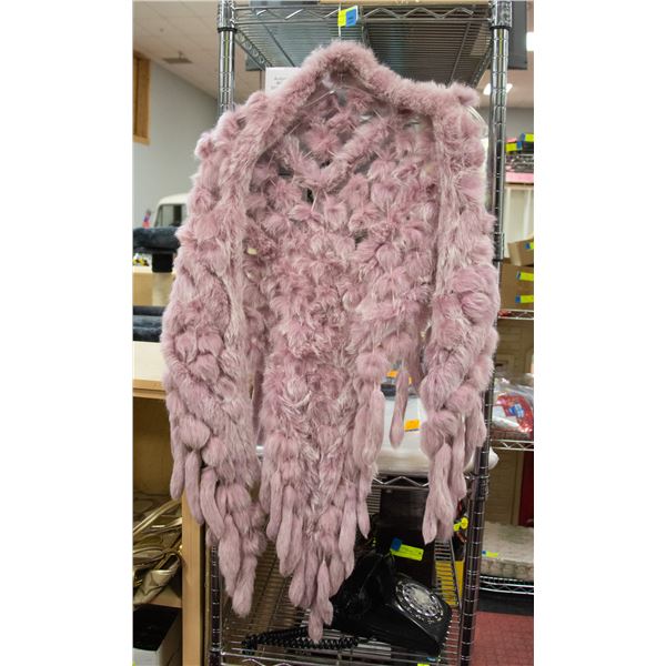 VINTAGE FUR SHAWL