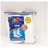 Image 1 : WHITE CREW SOCKS SIZE 6-12 PACK OF 6