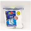 Image 1 : WHITE CREW SOCKS SIZE 6-12 PACK OF 6