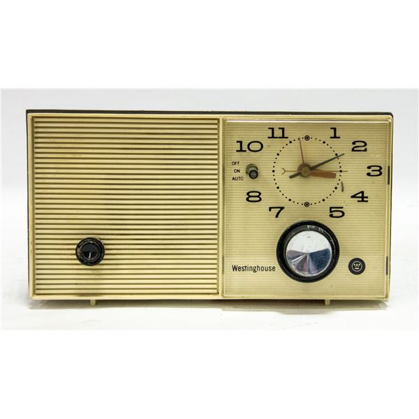 1950'S WESTINGHOUSE CLOCK RADIO