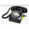 Image 1 : BLACK ROTARY PHONE