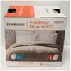 Image 1 : BROOKSTONE SIZE: QUEEN 84 X 90 HEATED BLANKET