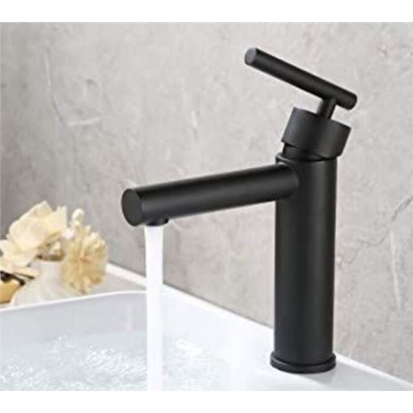 NEW REPACKED KES BATHROOM BLACK FAUCET MATTE