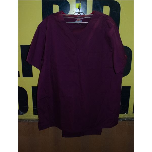 DICKIES SCRUBS MEDIUM PLUM COLOUR