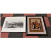 Image 1 : 2 PICTURES IN FRAMES WITH GLASS