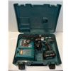 Image 1 : MAKITA DRILL, CHARGER + 2 BATTERIES