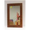 Image 1 : WOODEN FRAMED MIRROR 20.5" X 31.5"