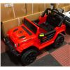 Image 1 : NEW BRIGHT RED 12V, 3-SPEED REMOTE CONTROLLED CAR