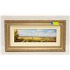 Image 1 : PRAIRIE LANDSCAPE GLICEE PAINTING 20.5" X 10.75"