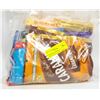 Image 1 : LARGE BAG OF MIXED CHOCOLATES, CANDY + MORE