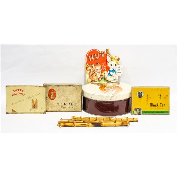 OLD CIGARETTE TINS AND MORE