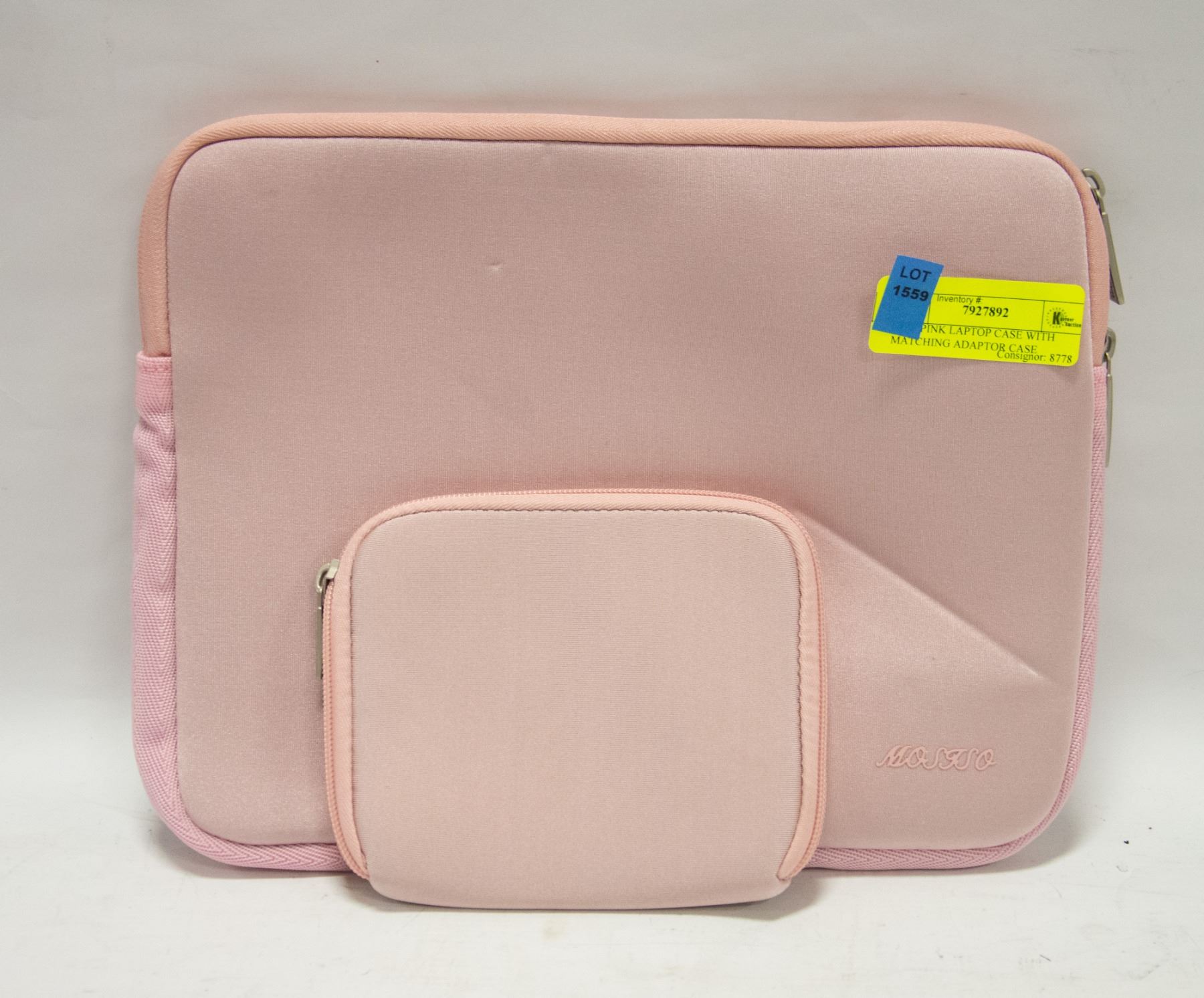 NEW PINK LAPTOP CASE WITH MATCHING ADAPTOR CASE