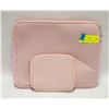 Image 1 : NEW PINK LAPTOP CASE WITH MATCHING ADAPTOR CASE