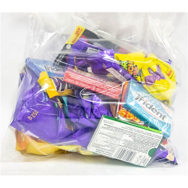 LARGE BAG OF MIXED CHOCOLATES, CANDY + MORE