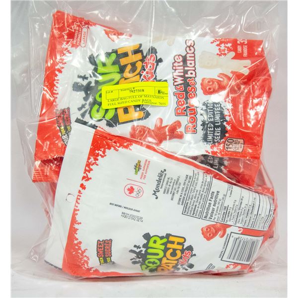 LARGE BAG FULL OF MAYNARDS FULL SIZED CANDY BAGS