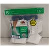 Image 1 : ANKLE WHITE SOCKS SIZE 6-12 PACK OF 6