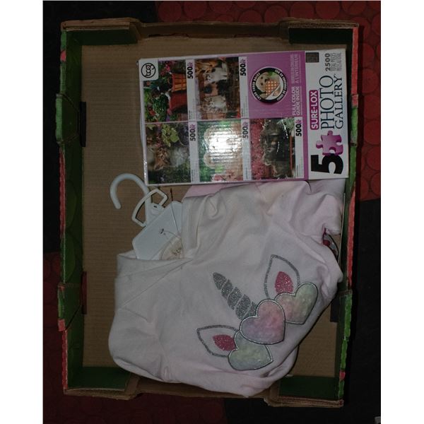 NEW GIRLS SIZE 5 OUTFIT + REPACKED 2500PC ANIMAL