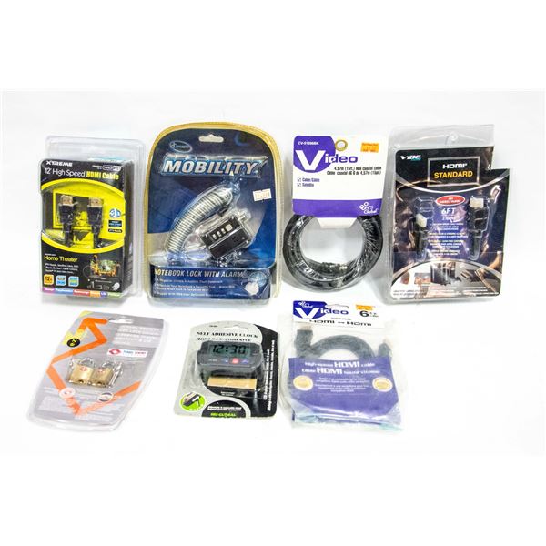 ASSORTED NEW ELECTRONICS