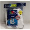 Image 1 : WHITE CREW SOCKS SIZE 6-12 PACK OF 6