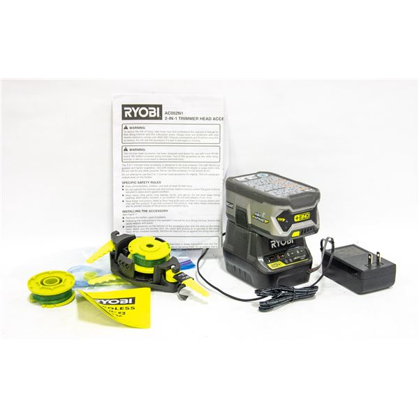 BOX WITH RYOBI 18V LITHIUM BATTERY WITH