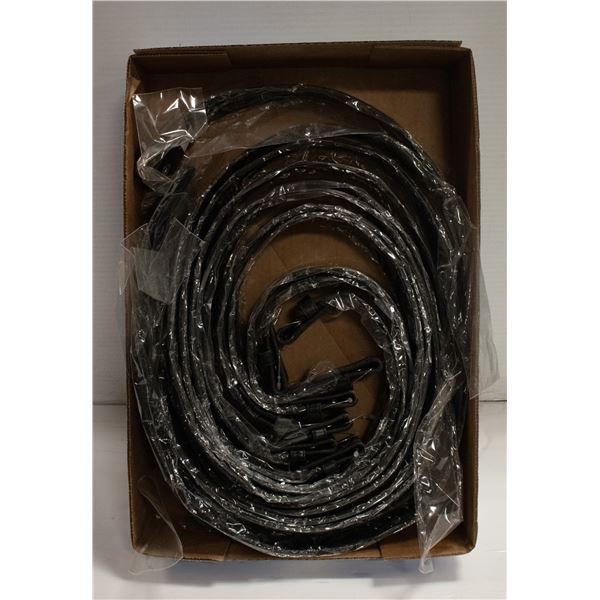 FLAT OF NEW LEATHER BELTS WITH OUT BUCKLES