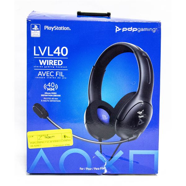 PDPGAMING LVL40 VIDEO GAMING HEADSET