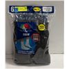 Image 1 : BLACK CREW SOCKS SIZE 12-16 PACK OF 6