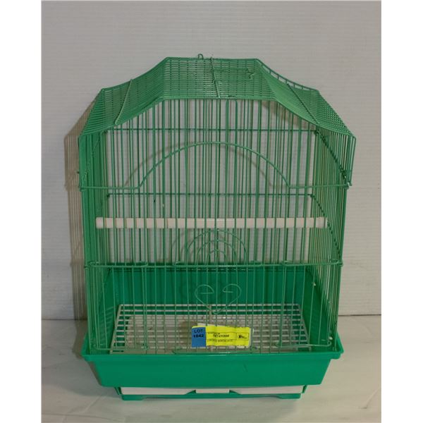 SMALL GREEN BIRDCAGE