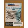 Image 1 : SIMPLE HOUSEWARE STACKABLE WIRE GRID SHOE RACK