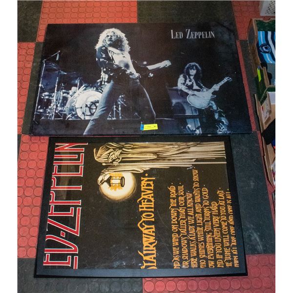 2 X LED ZEPPELIN PICTURES