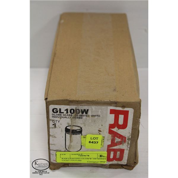 RAB LIGHTING GLOWW 100 SERIES LIGHT FIXTURE