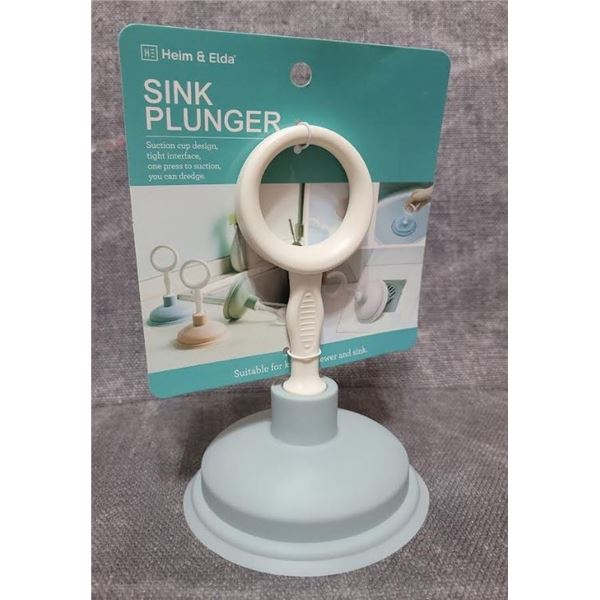 NEW HEIM & ELDA SINK PLUNGER BLUE