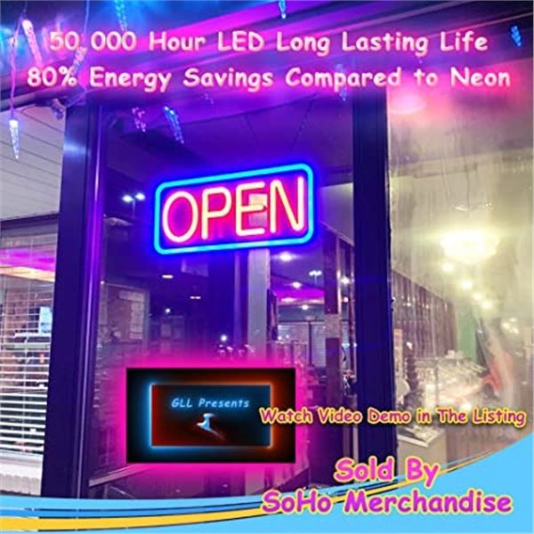 NEW NEON STYLE LED OPEN LIGHT