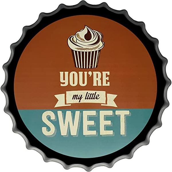 NEW BOTTLE CAP RETRO METAL WALL ART BY FAVO