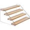 Image 1 : SOUJOY 4 STEP WOOD DISPLAY - USE FOR PASTRY, CAKES