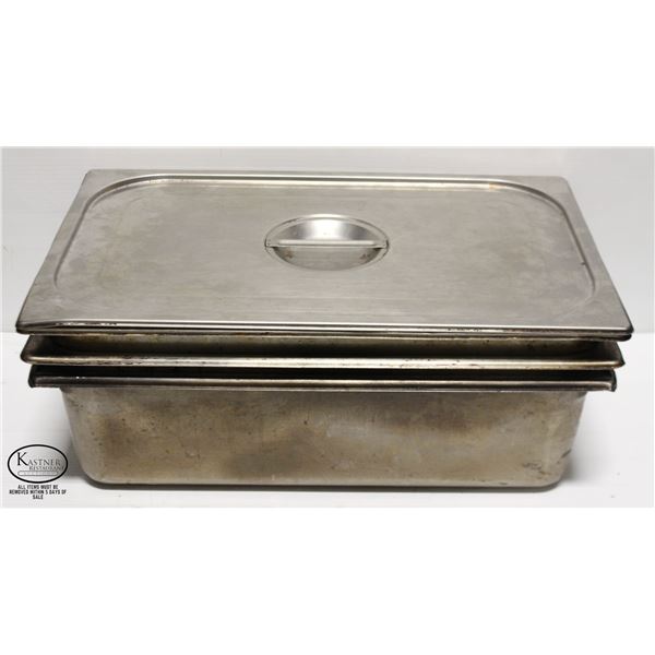 LOT OF MANY ASSORTED STAINLESS STEEL INSERTS