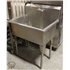 Image 1 : SINGLE WELL STAINLESS STEEL COMMERCIAL SINK