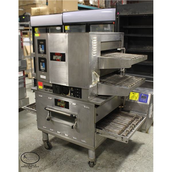 DUAL STACKED MIDDLEBY & MARSHALL CONVEYOR OVEN