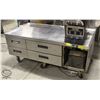 Image 3 : 5' REFRIGERATED CHEF'S BASE W/ 4 DRAWERS
