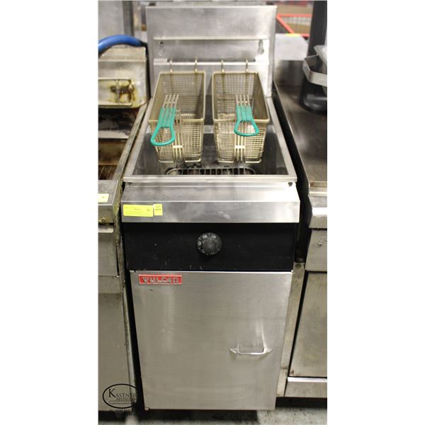 VULCAN DUAL BASKET COMMERICAL DEEPFRYER M14-S