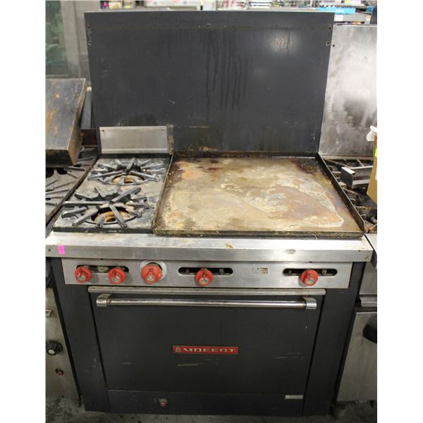 3' MOFFAT COMBINATION RANGE W/ 2 BURNERS & 23"