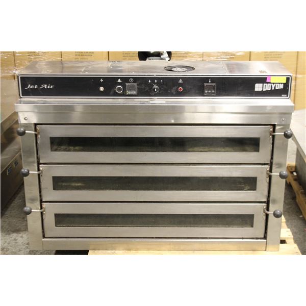 DOYON NATURAL GAS TRIPLE DECK PIZZA OVEN M# PIZ6