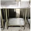 Image 1 : STAINLESS STEEL WORKTABLE W/UNDERSHELF