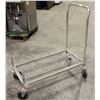 Image 1 : 3' CHROME WIRE- CART W/ HANDLE