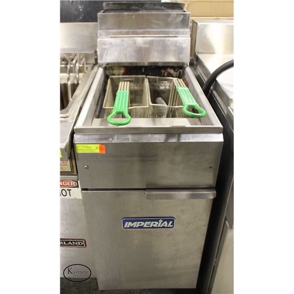 IMPERIAL IFS-40 NATURAL GAS DUAL BASKET DEEPFRYER