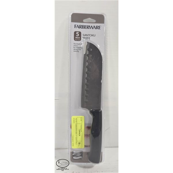 NEW FARBERWARE 5" SANTOKU KNIFE