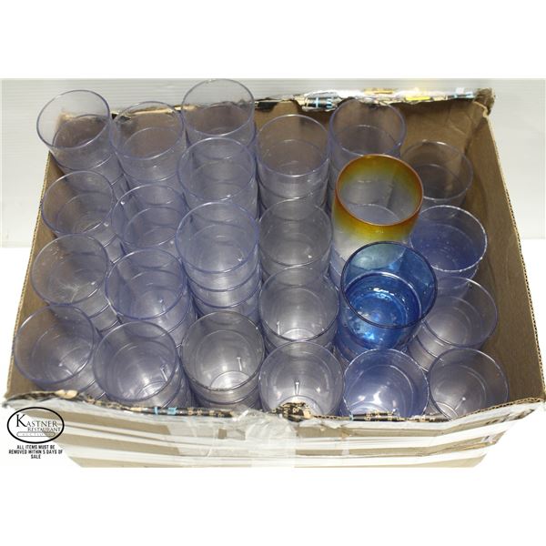 LOT OF ASSORTED POLYCARB DRINKING CUPS